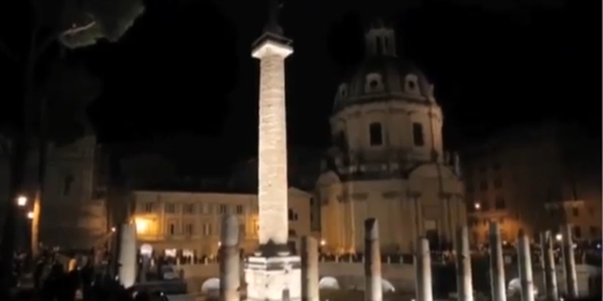 Ignazio Marino - Work has begun on the Basilica Ulpia in the Forum of Trajan