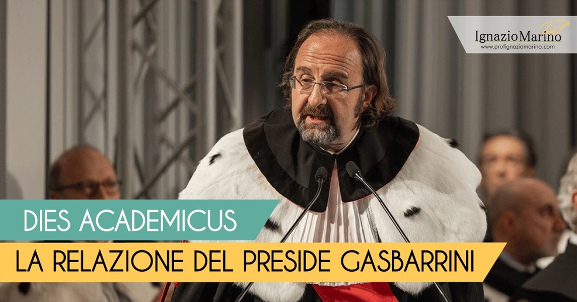 Dies Academicus: Dean Antonio Gasbarrini's lecture