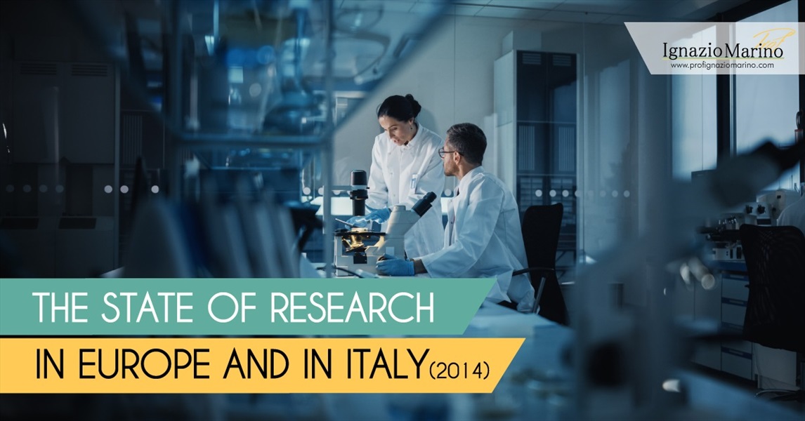 Ignazio Marino - The State of Research in Europe and in Italy: The Risks of Short-Sighted Decisions