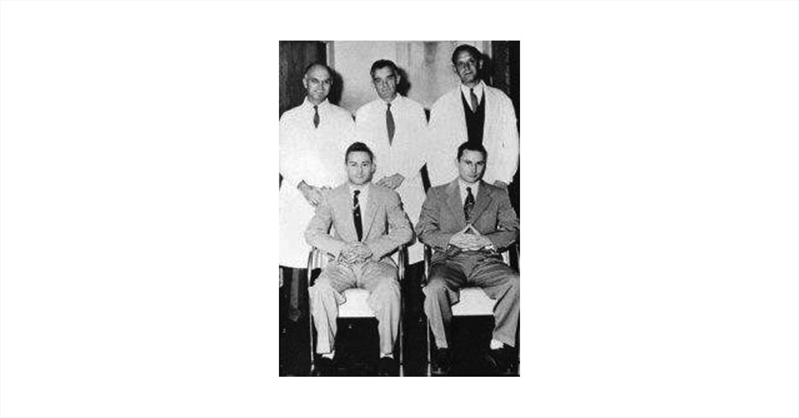 Figure 8. Joseph Murray (Back Left) Performed the First Successful Kidney Transplant on Twins Richard and Ron Herrick in 1954